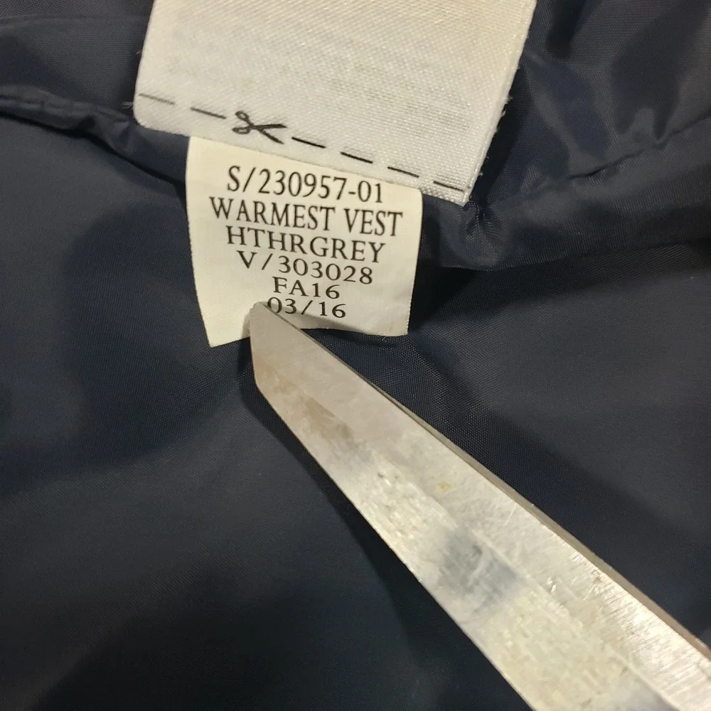 Baby GAP Toddler Puffer Vest‎ 18-24 Months Heather Gray Primaloft Warmest Vest